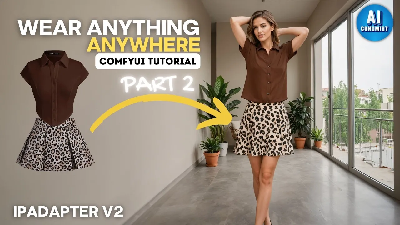 Wear Anything Anywhere using IPAdapter V2 (04/13/24)