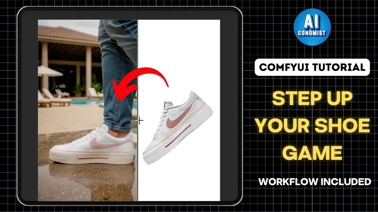 Turn Boring Shoe into Killer Lifestyle Images with ComfyUI (05/01/24)